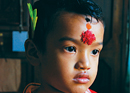 Tika and Jamara : Adding Color to Dashain