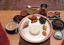 A typical Thakali meal