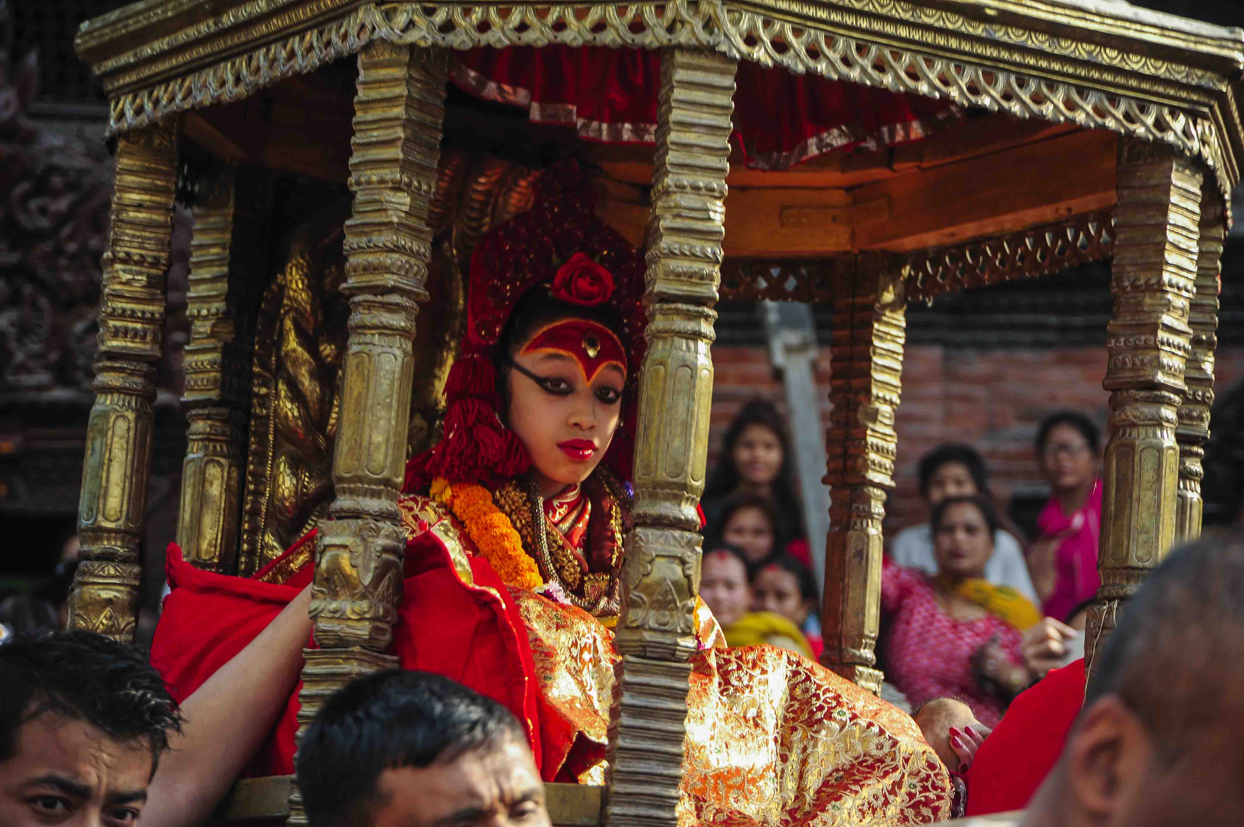 Meeting the Living Goddess | Festival | ECSNEPAL - The Nepali Way